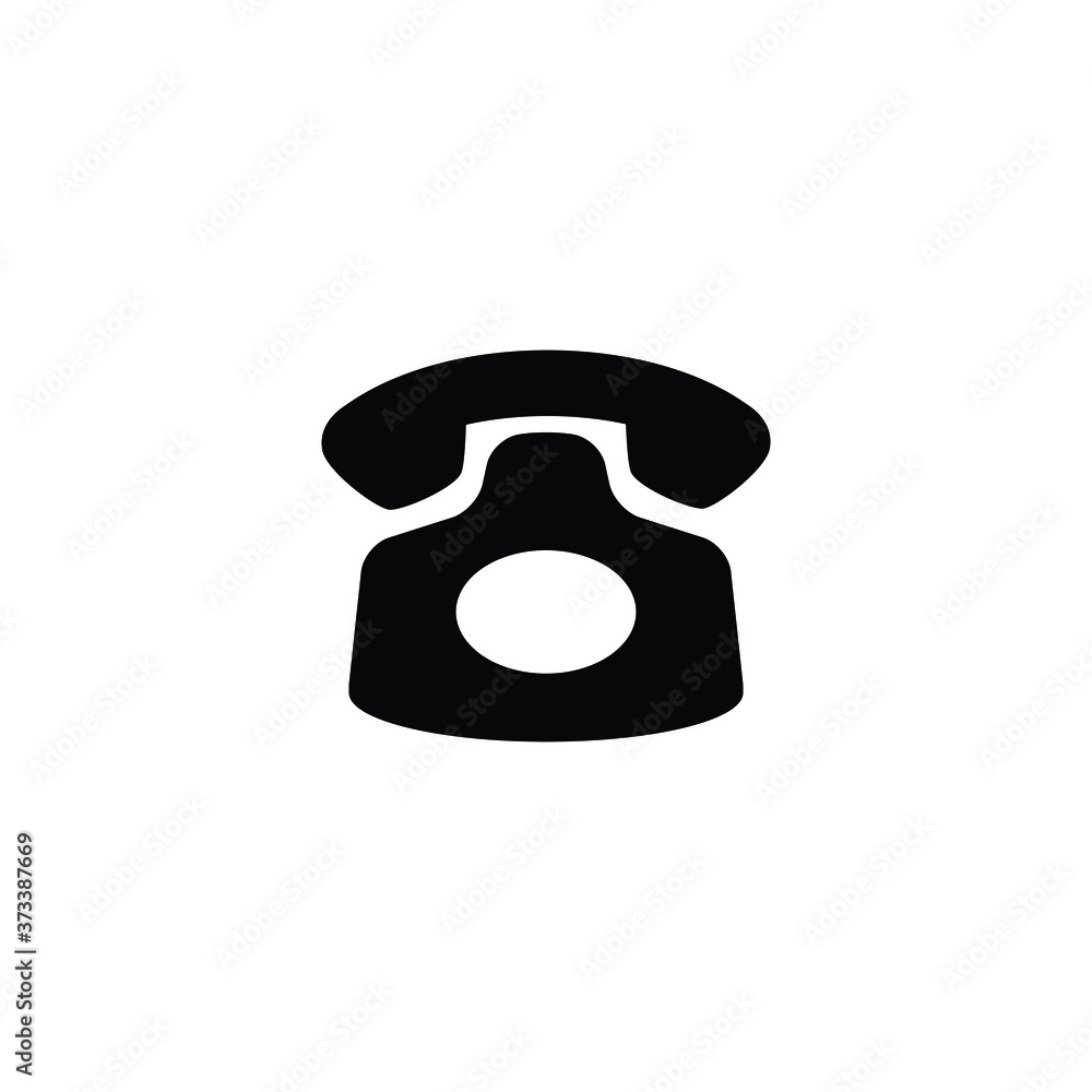 Phone icon isolated on white Phone icon isolated on white