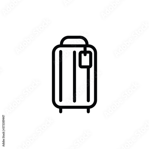 Travel bag icon template