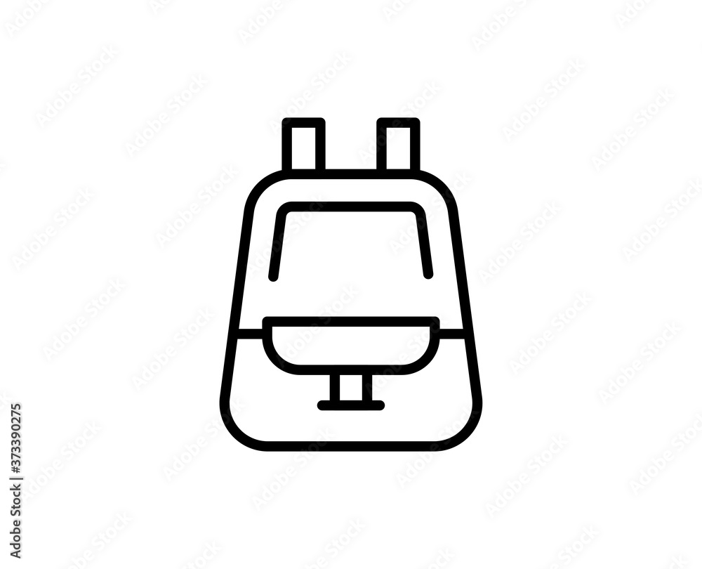 Flat line icon Flat line icon