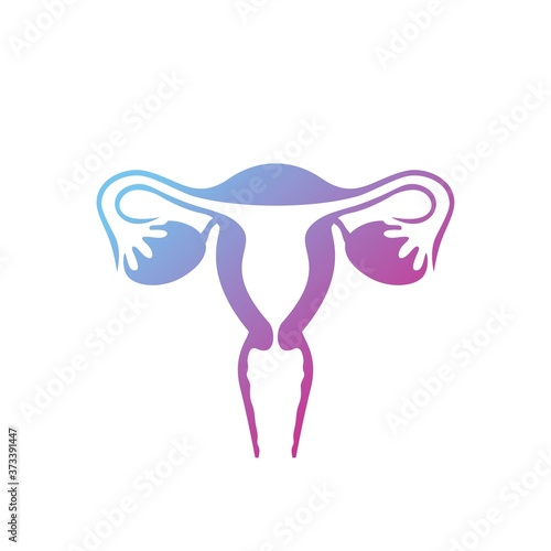 Vászonkép Female uterus