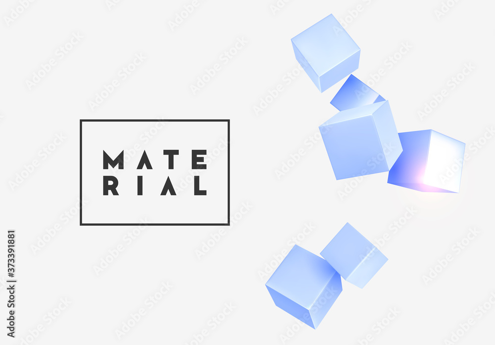 Cubes blue abstract background. 3d geometric cubes. vector illustration Cubes blue abstract background. 3d geometric cubes. vector illustration