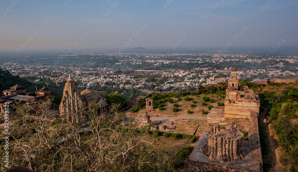 Chittorgarh Fort, UNESCO World Heritage Site, Chittorgarh city, Rajasthan, India