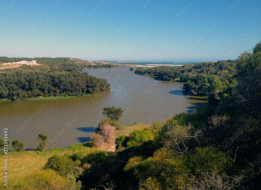 Irwin River in Dongara Western Australia Irwin River in Dongara Western Australia
