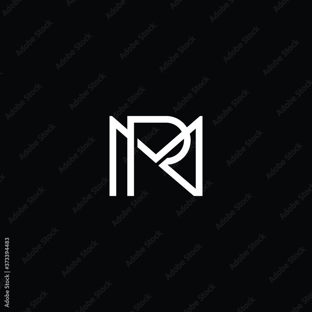 Letter RM Monogram Modern Icon Logo Design Template Letter RM Monogram Modern Icon Logo Design Template