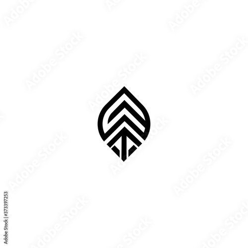CT TC logo design template elements