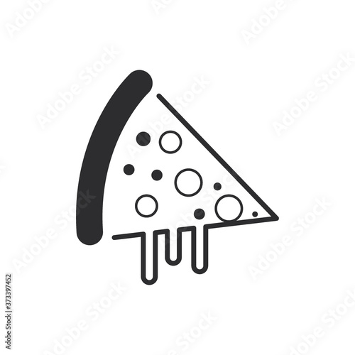 pizza icon vector design illustraton