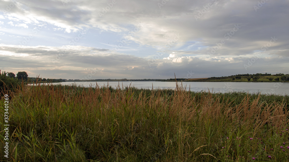 sunset over the river Like Ivan Novomoskovsk Russia sunset over the river Like Ivan Novomoskovsk Russia