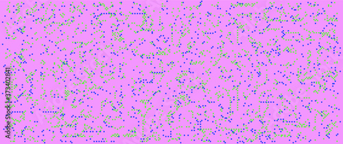 Abstract pixelated background with flickers and datamoshing effect. Vaporwave and cyberpunk style aesthetics.