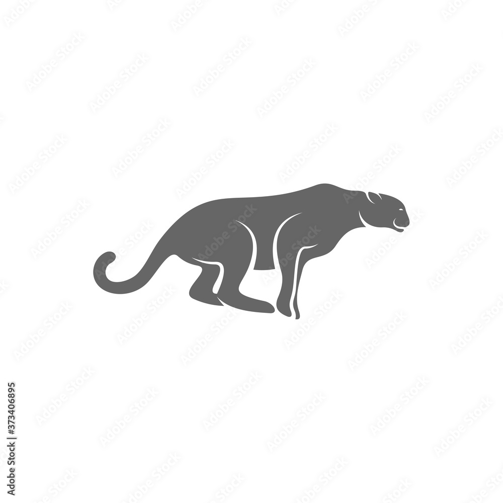 Cheetah logo template vector illustration Cheetah logo template vector illustration