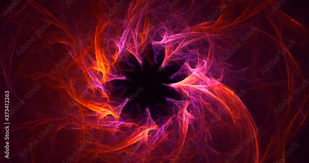 3D rendering abstract multicolor fractal light background 3D rendering abstract multicolor fractal light background