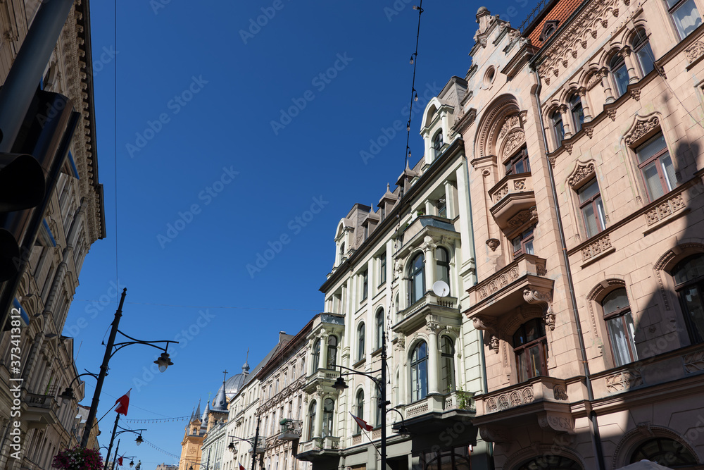 Piotrkowska Street Houses in Lodz