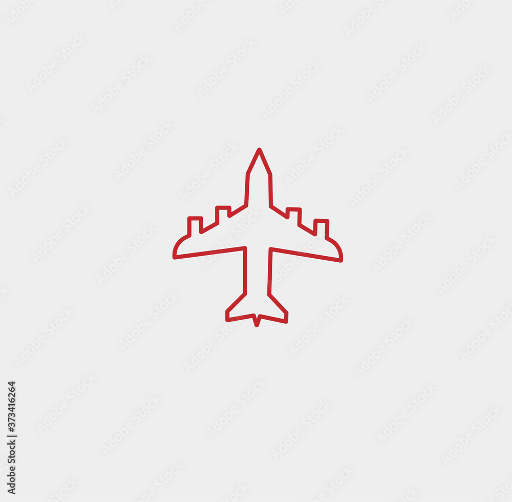 Airplane, Plane Icon Logo Vector Isolated. Public Transportation Icon Set. Editable Stroke and Pixel Perfect. Airplane, Plane Icon Logo Vector Isolated. Public Transportation Icon Set. Editable Stroke and Pixel Perfect.