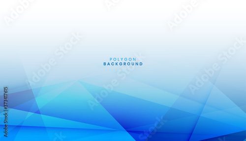 abstract modern blue polygon shape background