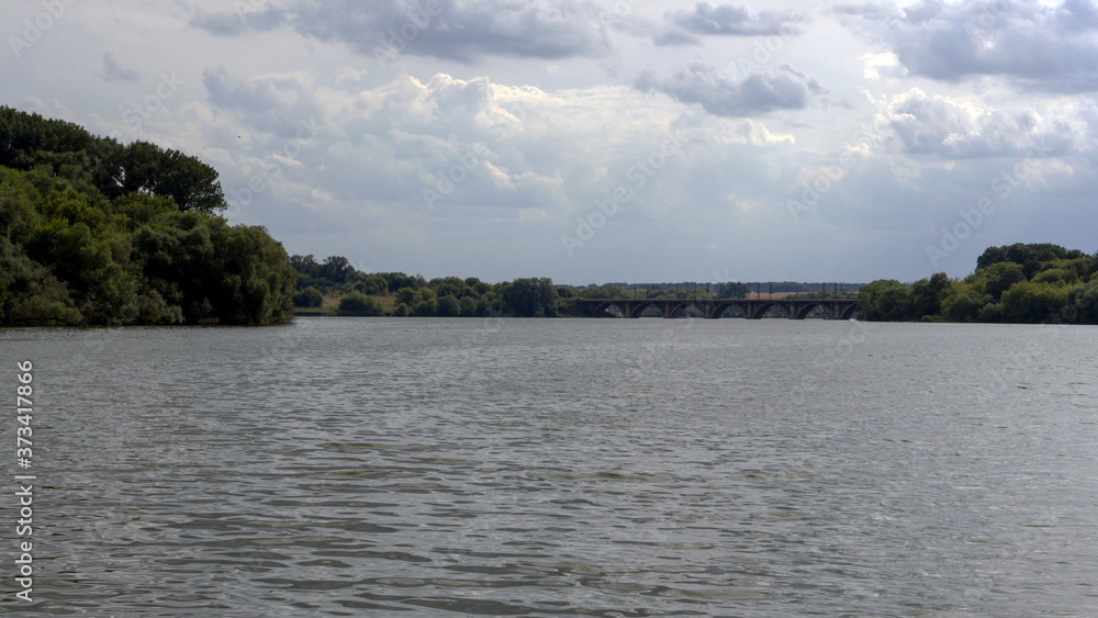 river in the city