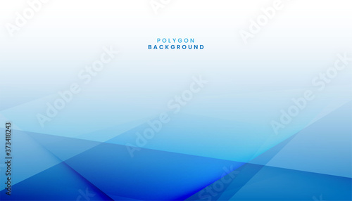 abstract modern blue polygon shape background
