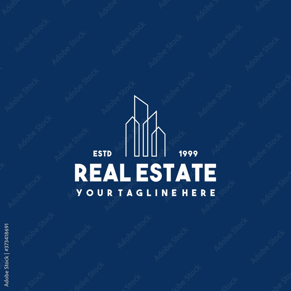 Premium real estate logo design
