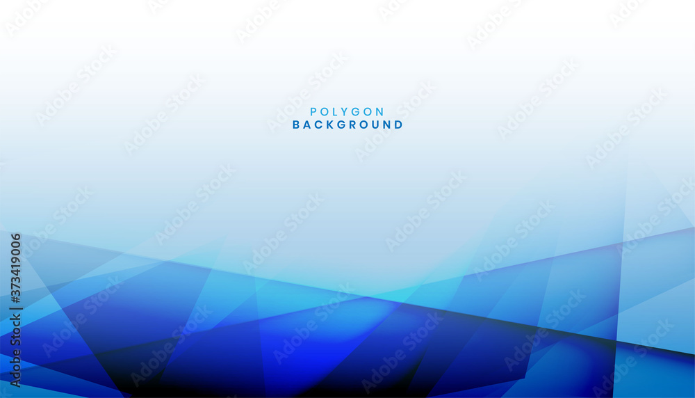 Fototapeta premium abstract modern blue polygon shape background