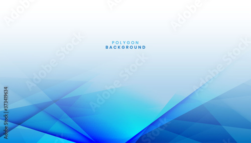 abstract modern blue polygon shape background