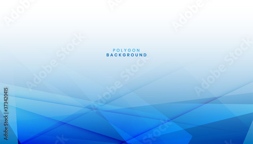 abstract modern blue polygon shape background