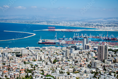 view of the city of Haifa