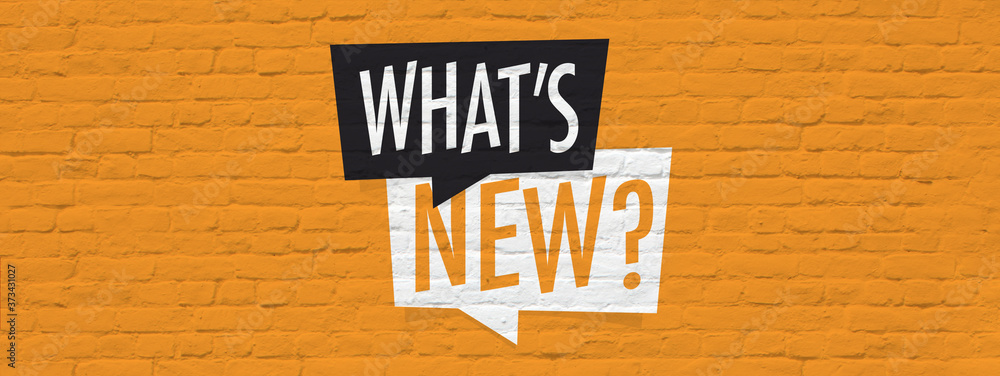 Obraz premium What's new ?