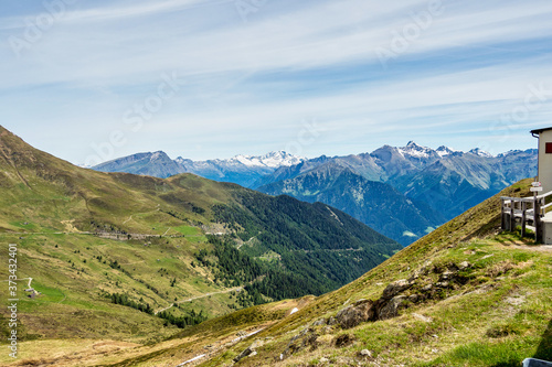 Penser yoke or Penser Joch in the mountains of south tyrol italy europe.