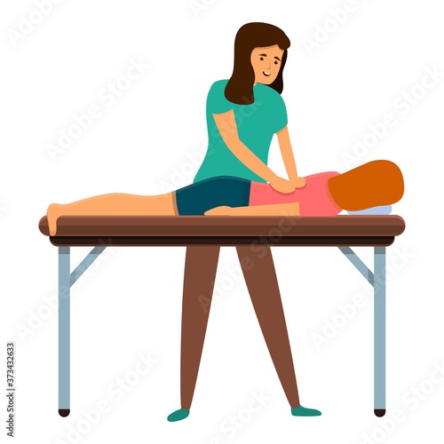 Spine masseur icon. Cartoon of spine masseur vector icon for web design isolated on white background