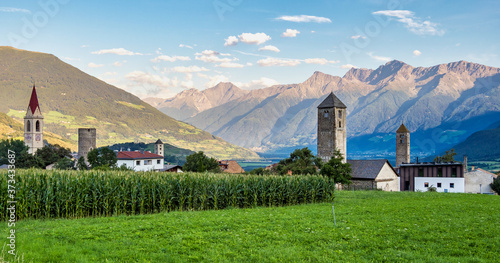 Canvas Print Val Venosta, Vinschgau, Alto Adige, Italy
