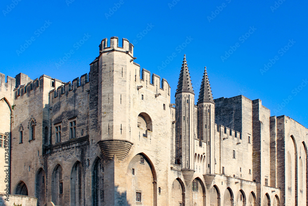 Palais des papes d'Avignon, France	