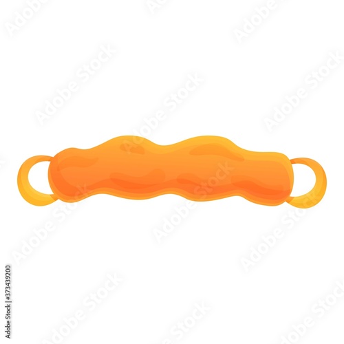 Hand washcloth icon. Cartoon of hand washcloth vector icon for web design isolated on white background