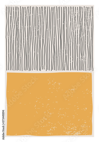 Trendy abstract aesthetic creative minimalist artistic hand drawn composition