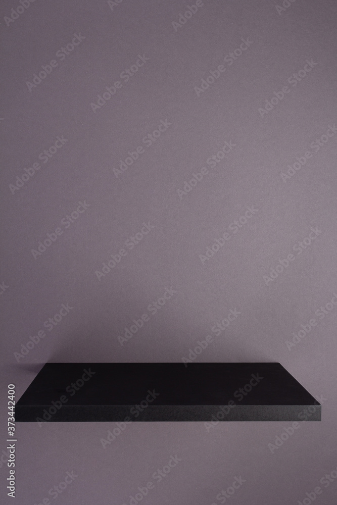 shelf at abstract wall background shelf at abstract wall background