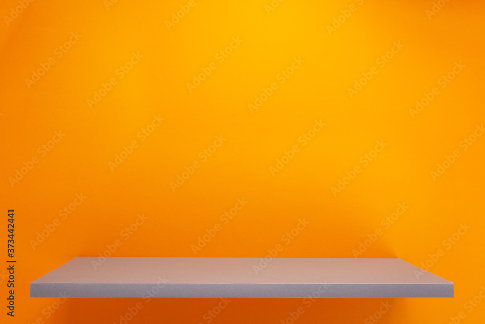 shelf at abstract wall background shelf at abstract wall background