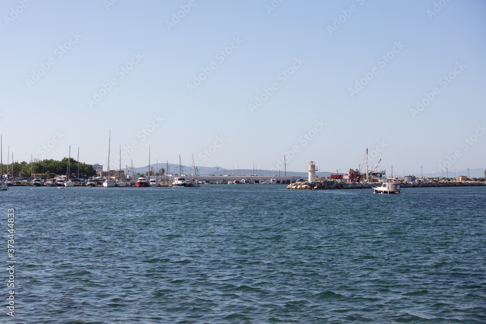 Cesmealti / Urla / Izmir / Turkey, MAY 11, 2020, Views from a small sea town