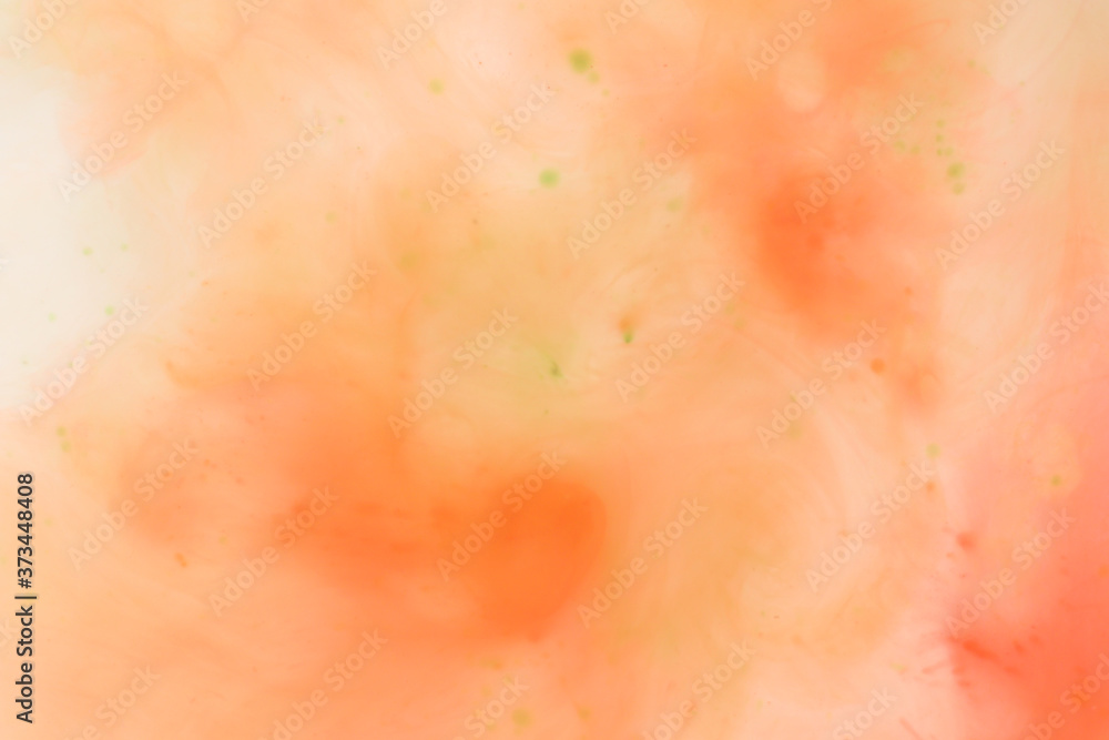 Fototapeta premium coral orange and red water colours background
