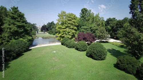 Milan, Italy. Sempione Park seen at 180°