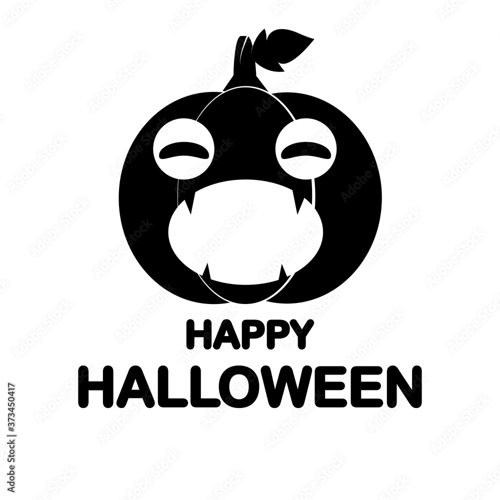 Halloween vector illustration suitable for cards banners and symbols, With Pumpkin cartoon character symbol. Halloween vector illustration suitable for cards banners and symbols, With Pumpkin cartoon character symbol.