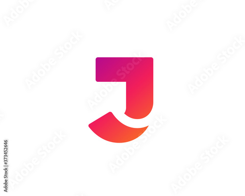 Letter J logo icon design template elements