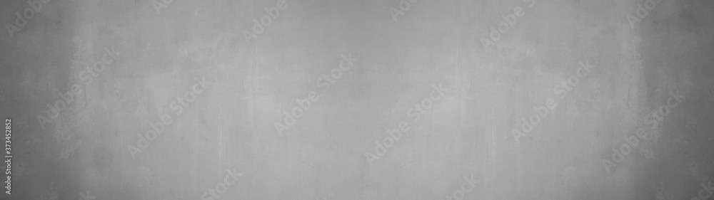 Fototapeta premium White gray grey bright stone concrete chalkboard texture background wide panorama banner long