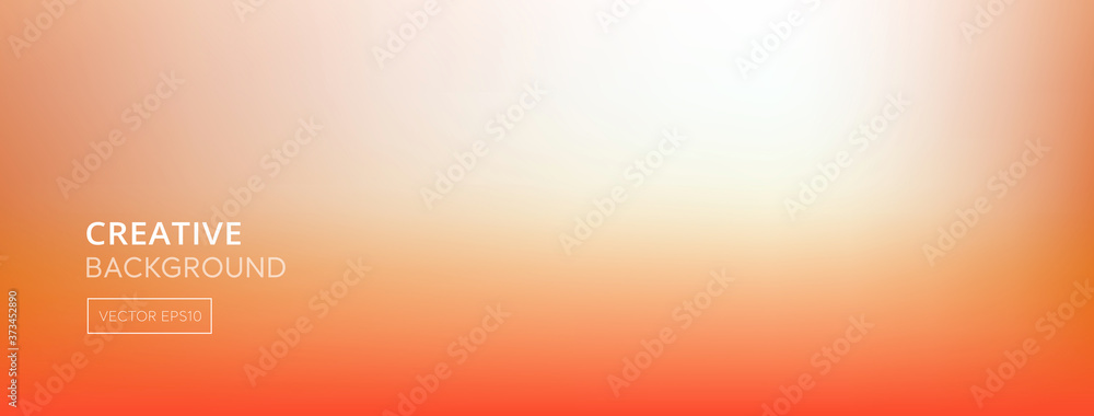 Bright gradient abstract white orange banner background Bright gradient abstract white orange banner background
