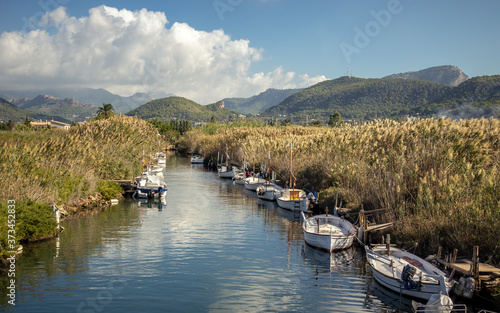 Sonnenschein   ber dem Hafen von Port d Andratx