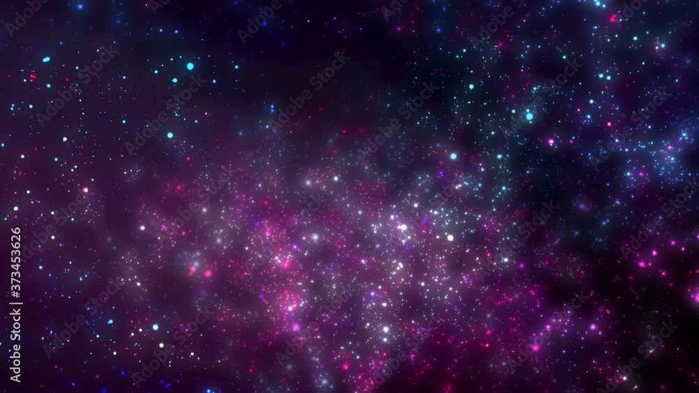 Glowing Colorful Particles Background Loop Glowing Colorful Particles Background Loop