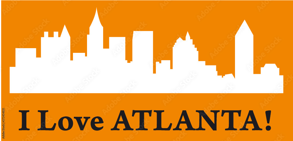 Atlanta, Georgia ( city silhouette )