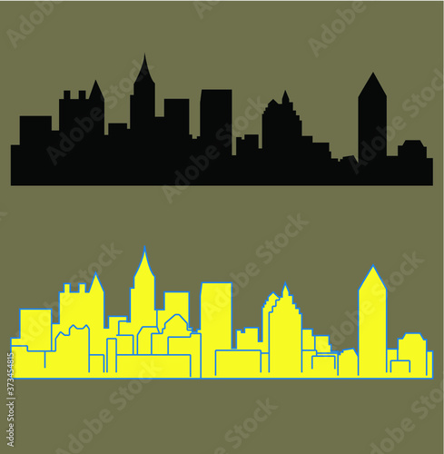 Atlanta, Georgia ( city silhouette )