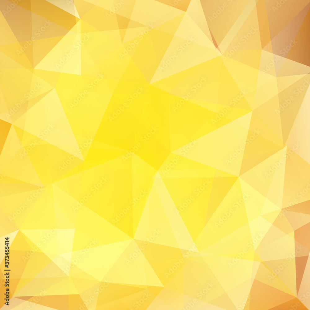 Geometric pattern, polygon triangles vector background in yellow tones. Illustration pattern Geometric pattern, polygon triangles vector background in yellow tones. Illustration pattern