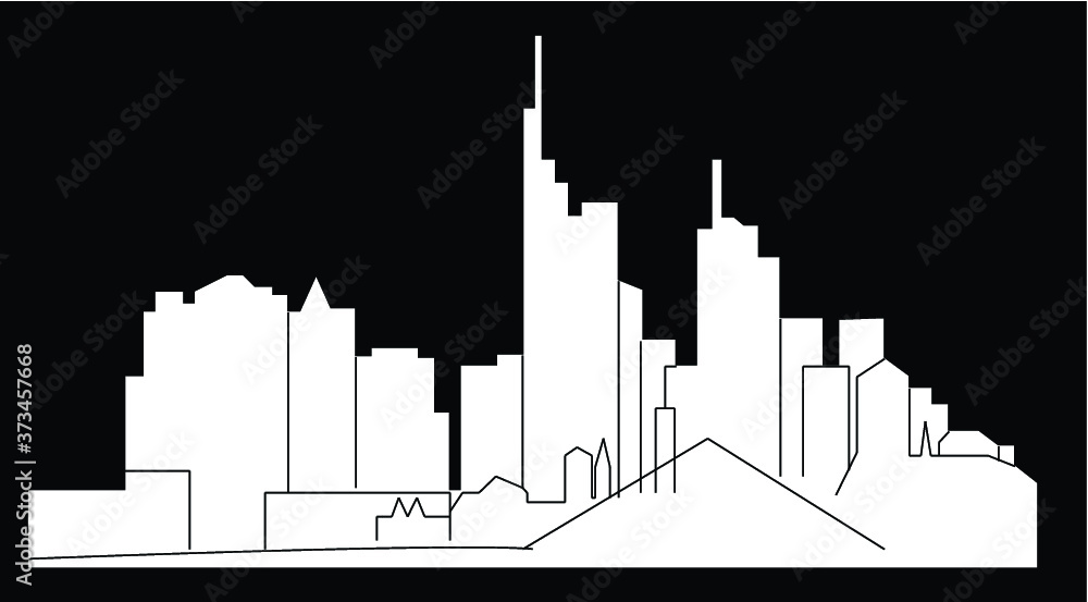 Fototapeta premium Frankfort, Kentucky ( city silhouette )