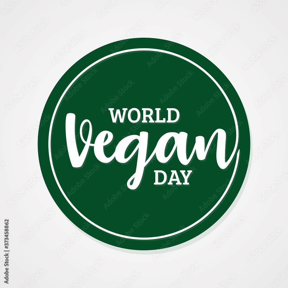 World Vegan Day hand drawn vector background World Vegan Day hand drawn vector background