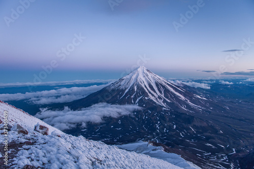 sunrise volcano landscape © P3rs