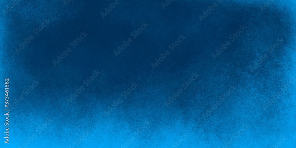 blue deep abstract grunge background with blue edges