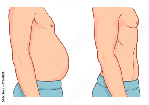 Weight loss illustration
